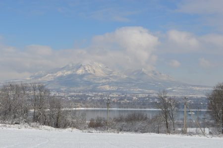 Зима Пятигорск, гора Бештау