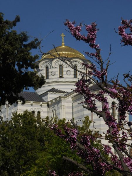 Крым Севастополь Владимирский кафедральный собор в Херсонесе
