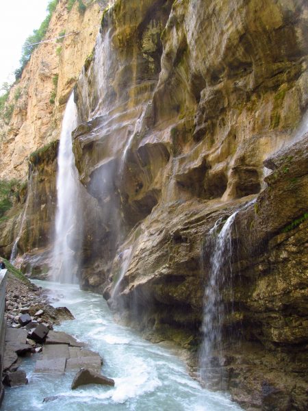 Кабардино-Балкария Чегемские водопады