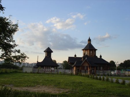 Белоруссия Деревянная церковь. Минск