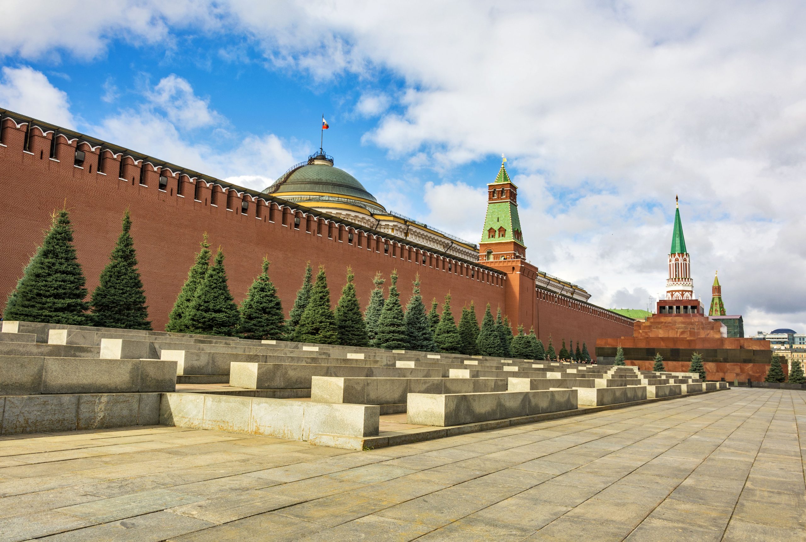 Кремлевская стена мавзолей