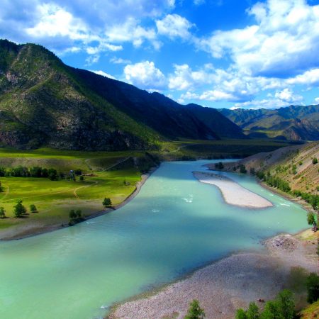 Алтай Река Катунь