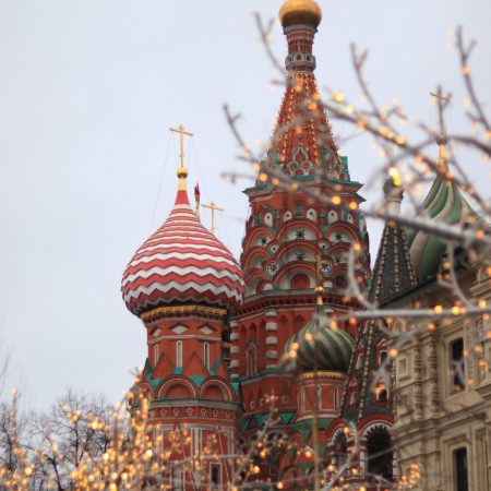 Москва новогодняя, зима