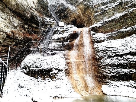 Чечня Аргунское ущелье Нихалоевские водопады